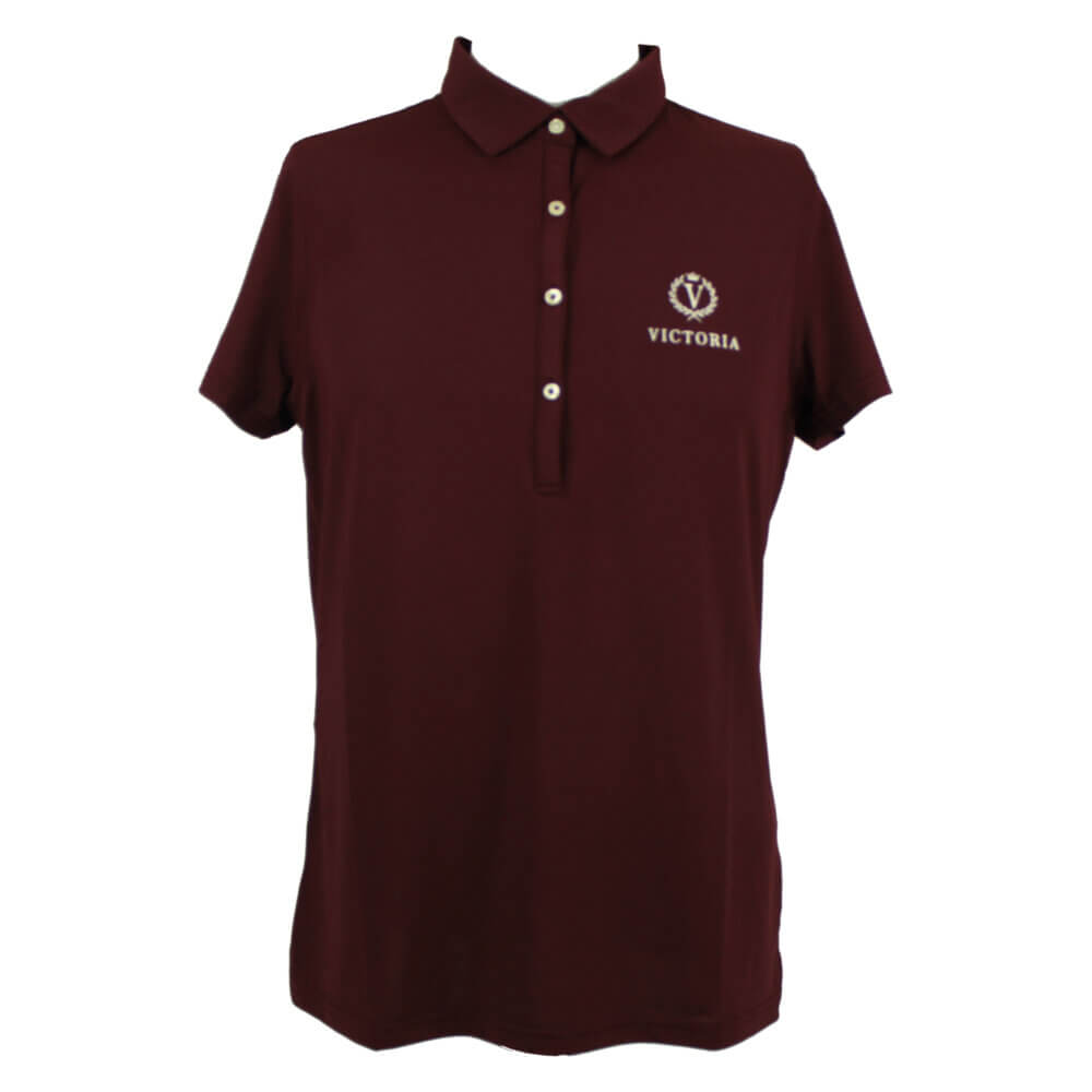 Bamboo Eco Tec Victoria Ladies’ Polo Shirt, Merlot